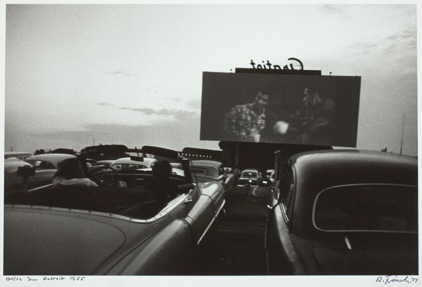 "Drive-In Movie, Detroit" Robert Frank 1955