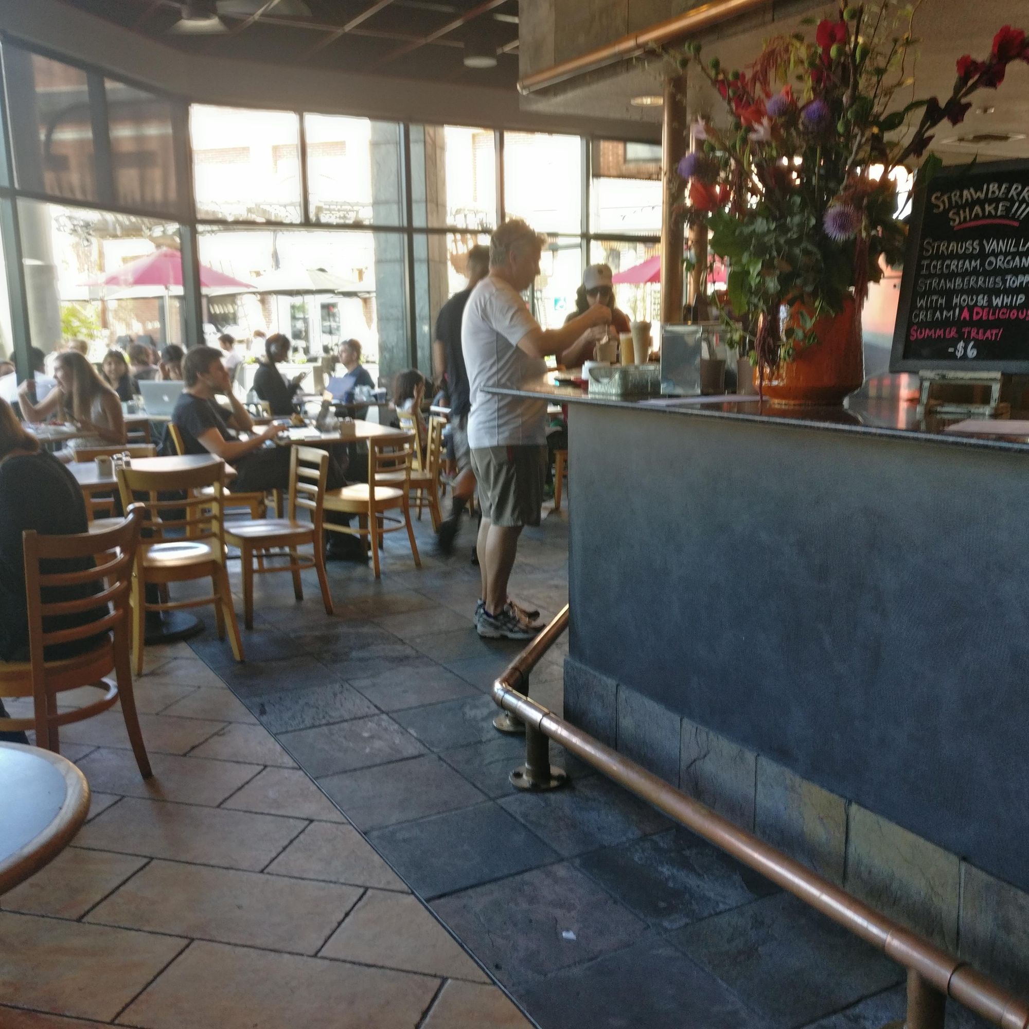 Paul Graham en el Café Borrone de Menlo Park