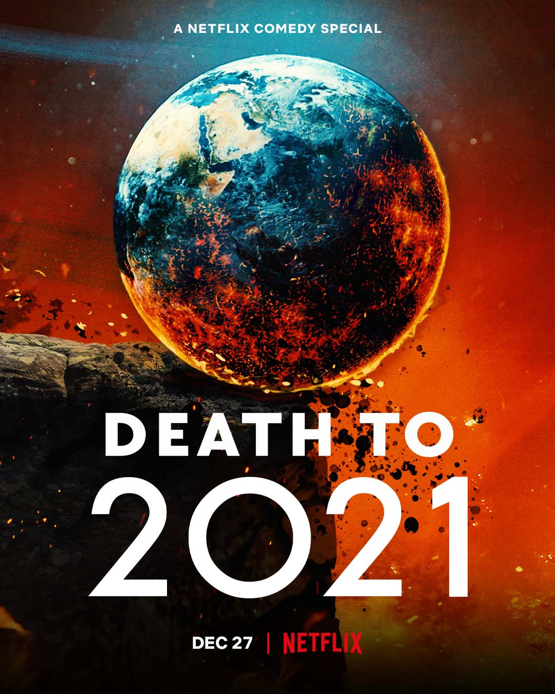 Cartel de cine de Muerte al 2021 de Netflix